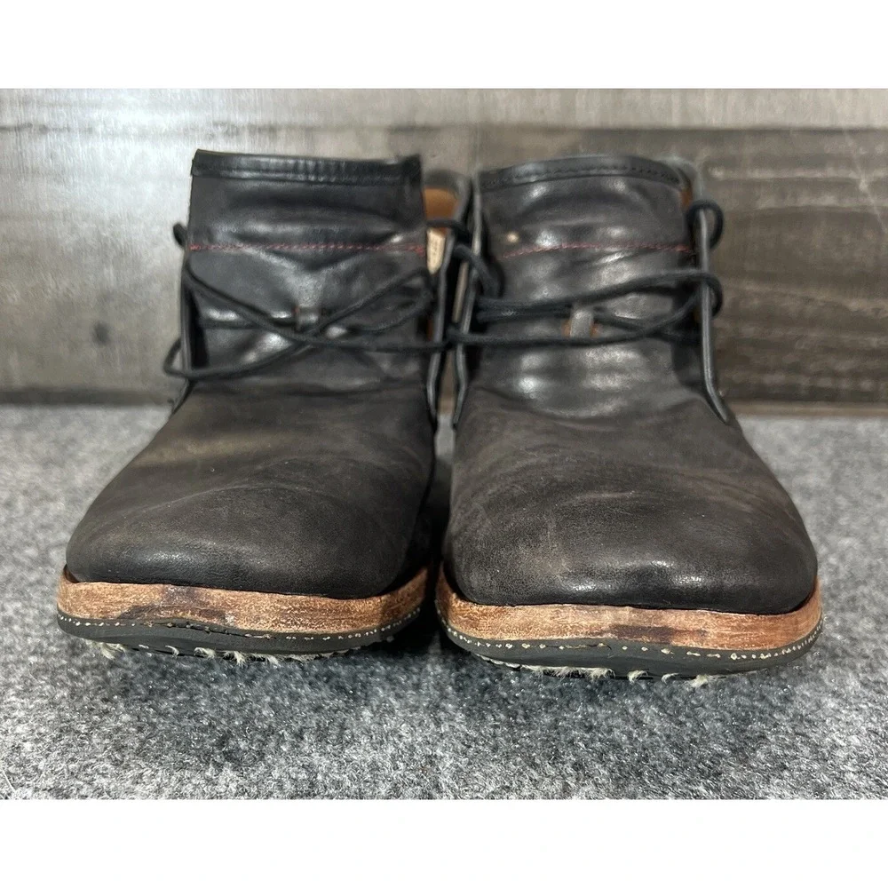 Timberland Boot Company Wodehouse Lost History Black Leather Chukka Boots US 9